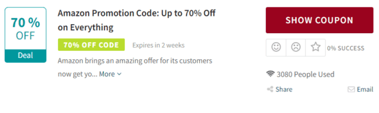 Promo Amazon Code