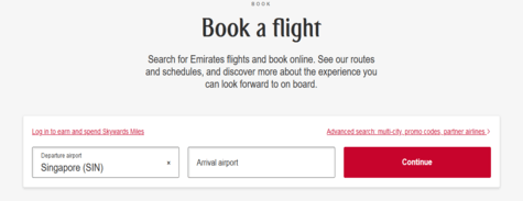 Book Flights With Emirates