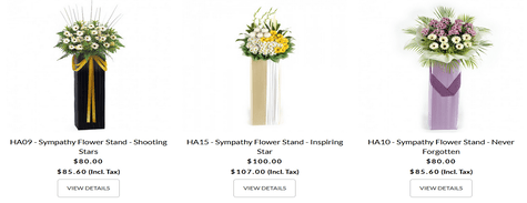 Flowers For Sympathy From FarEastFlora