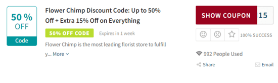 Promo Flower Chimp Code