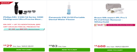 Harvey Norman Health & Personal Care Products