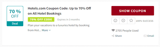 Show Hotels.Com Promo Code
