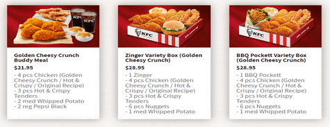 For Sharing Category Of KFC