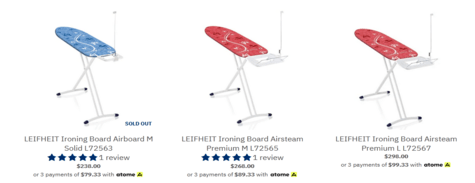 Leifheit Ironing Boards & Accessories