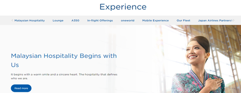 Malaysia Airlines Experience