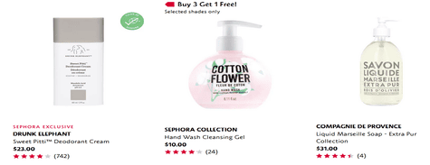 Sephora Bath & Body