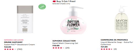 Sephora’s perfect collection of bathing essentials