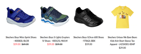 Skechers Clothing & Shoes For Boys