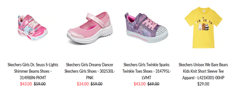 Skechers Girl’s Products