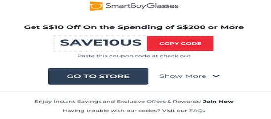 Copy SmartBuyGlasses Promo